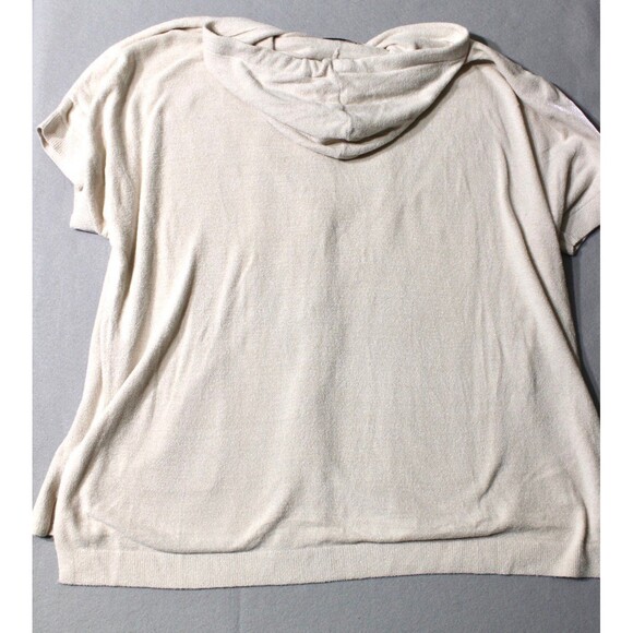 Barefoot Dreams Cozy Chic Ultra Lite Zip Up Hoodie in Almond, size S/M NWT - Picture 2 of 11